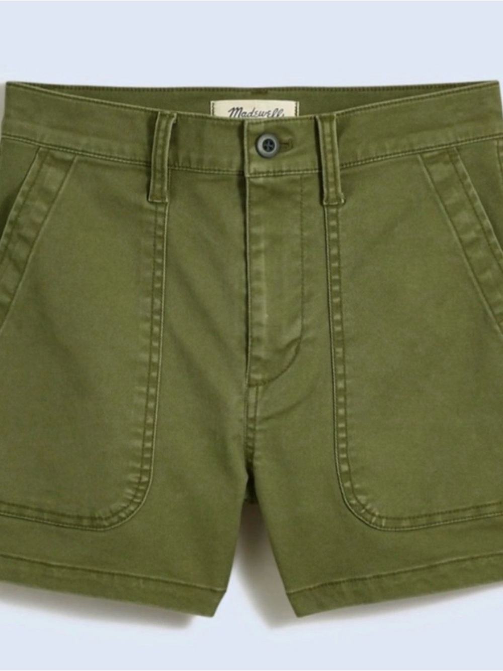 Madewell The Perfect Vintage Fatigue Green Short Size 31